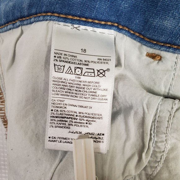 Old Navy Size 18 Jeans Rockstar Super Skinny Hi Rise Built In Warm Stretch Denim - Picture 8 of 11